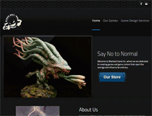 Tablet Screenshot of blackballgames.com